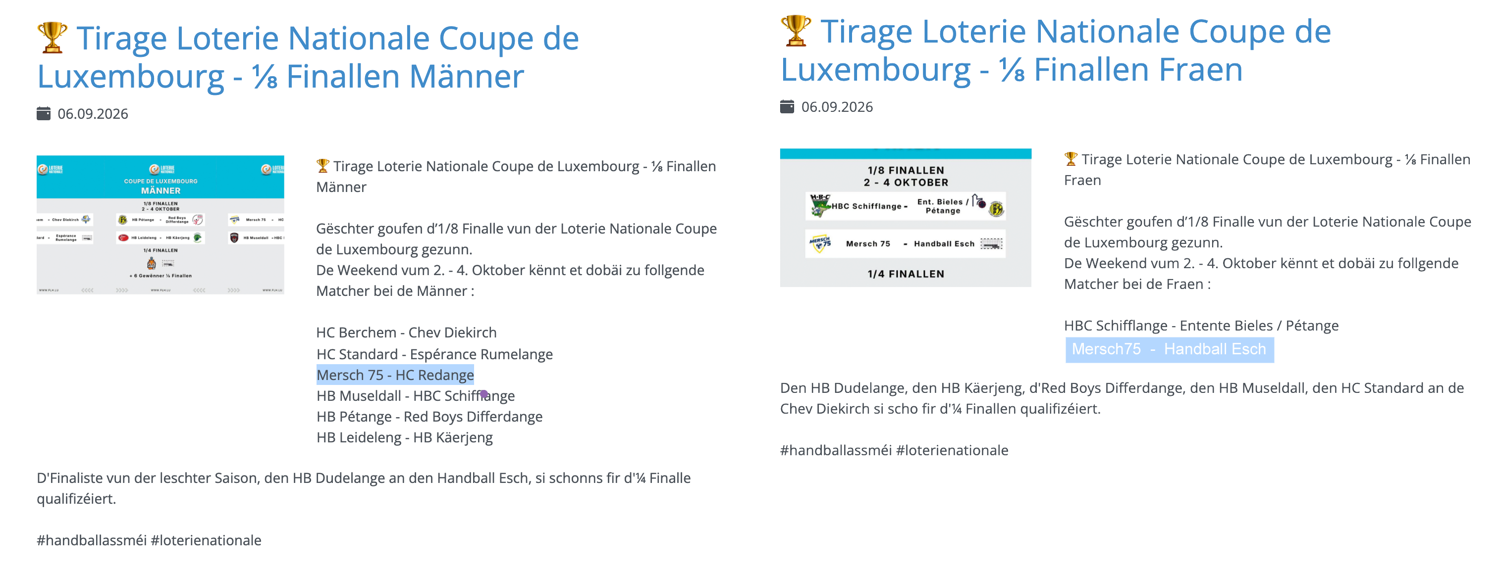 Coupe de Luxembourg Frauen