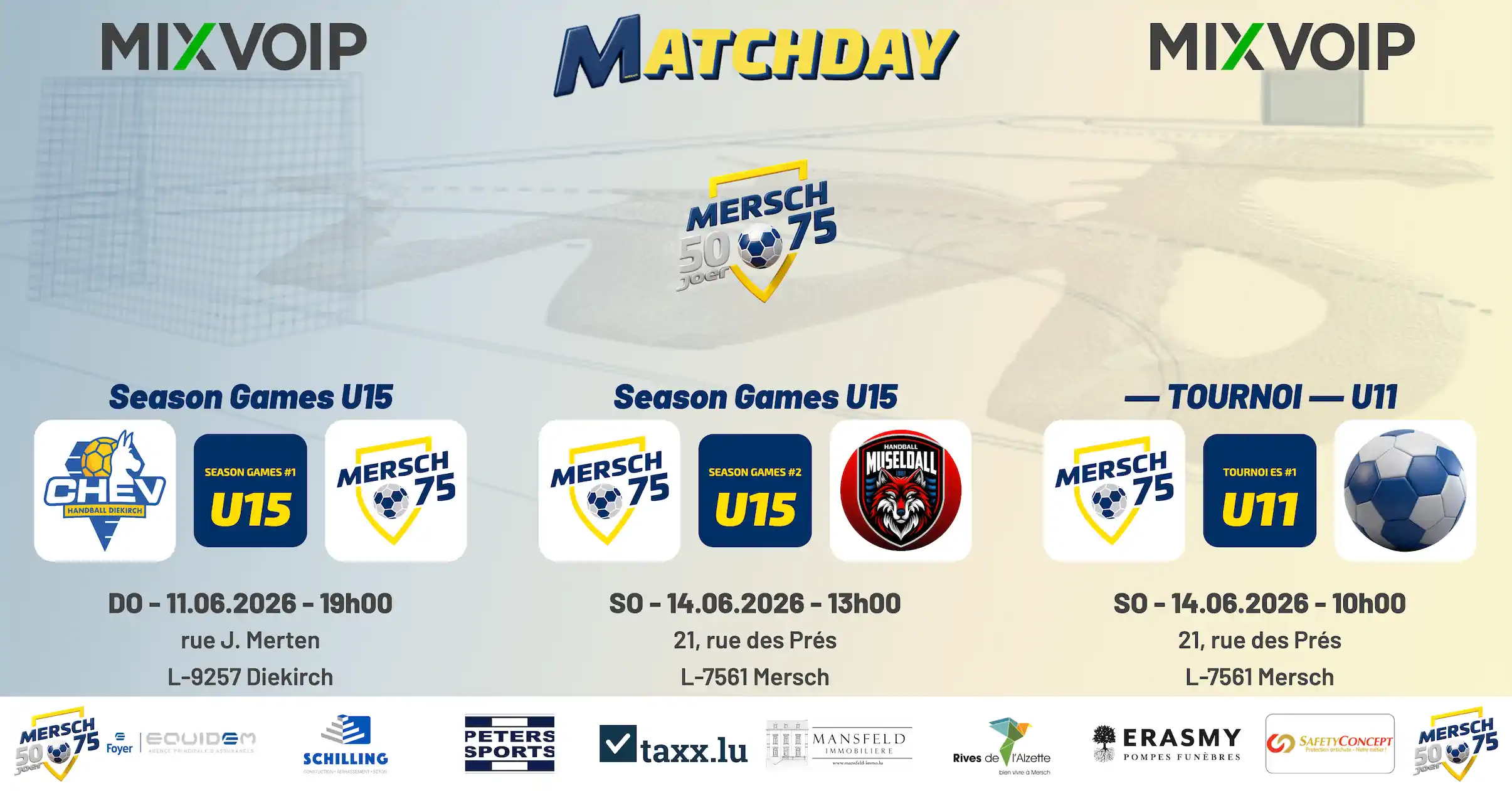 Mersch75 Matchposter