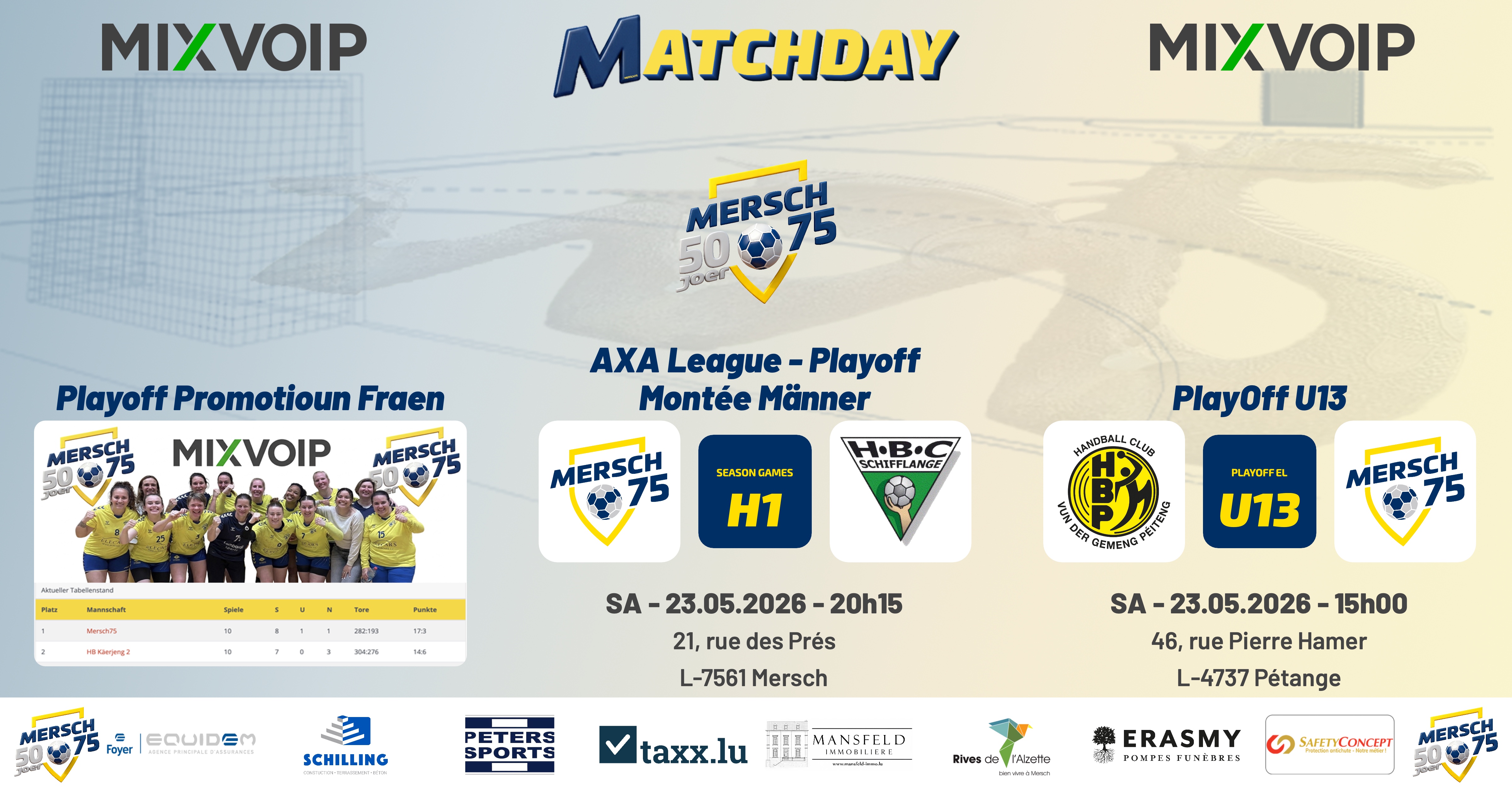Mersch75 Matchposter