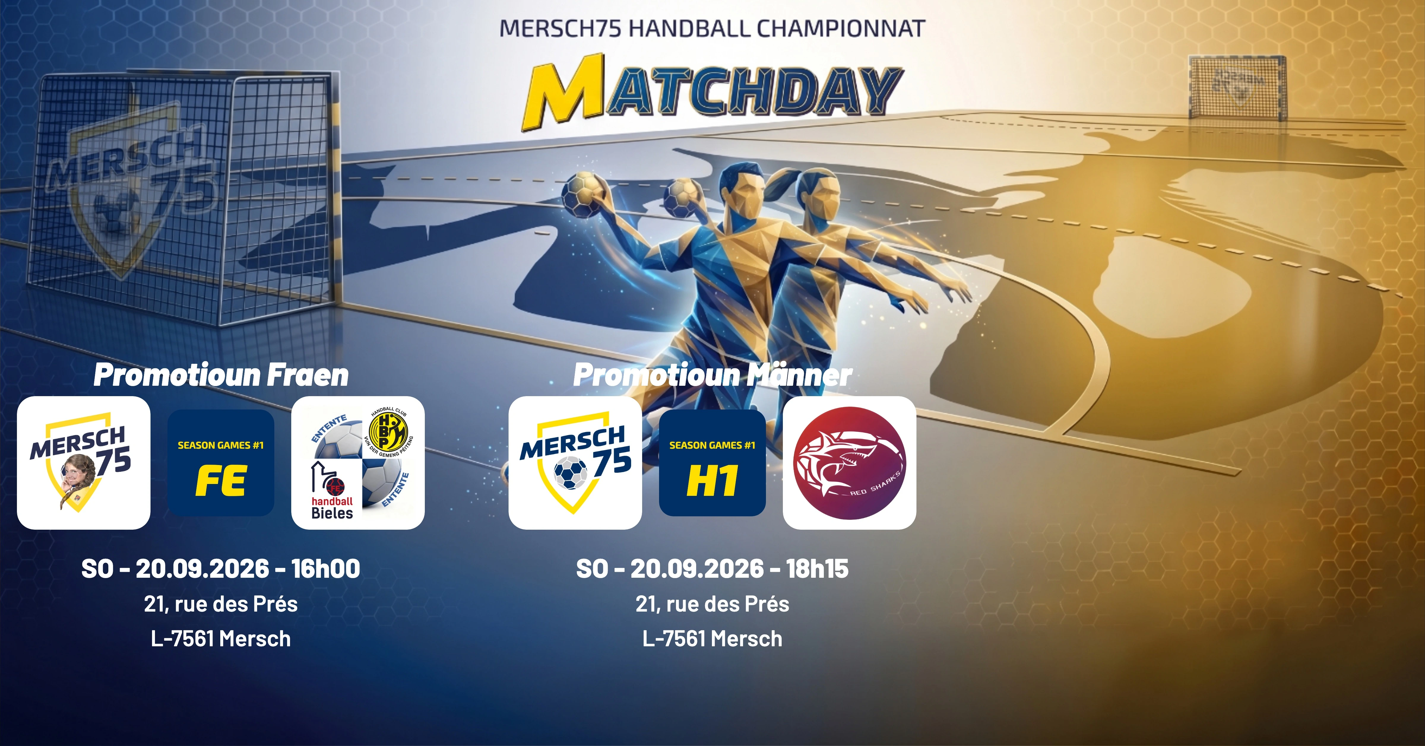 Mersch75 Matchposter